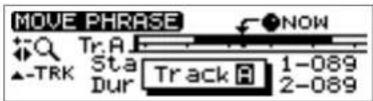 ROLAND CDX-1 - Moving a phrase—Move - 4