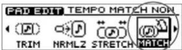 ROLAND CDX-1 - Compressing/ expanding a sample according to the tempo at which playback was stopped - 2