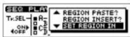 ROLAND CDX-1 - Specifying the editing region - 8