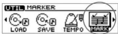 UTTL MARKER LOAD SAVE TEMPO MARK