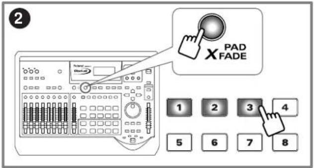 2 PAD FADE 1 2 3 4 5 6 7 8