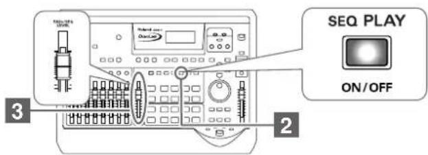 SEQ PLAY ON/OFF 3 2