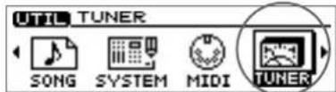 UTIL TUNER SONG SYSTEM MIDI TUNER