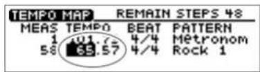 ROLAND CDX-1 - Using the tempo of a sample to modify the tempo map - 3