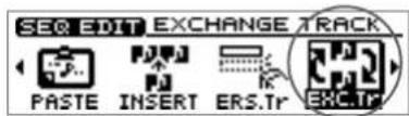 SEQ EDIT EXCHANGE TRACK PASTE INSERT ERS.Tr EXC.Tr