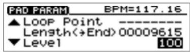 ROLAND CDX-1 - Adjusting the volume of a sample—Sample Level - 3