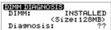 ROLAND CDX-1 - Memory read/write test—DIMM diagnostics - 2