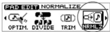 PAD EDIT NORMALIZE OPTIM. DIVIDE TRIM NRMLZ