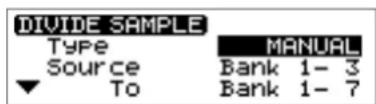 ROLAND CDX-1 - Specifying a division point and dividing a sample in two - 3
