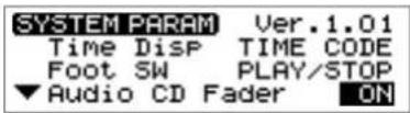 ROLAND CDX-1 - Changing the way in which audio CD volume is adjusted - 2