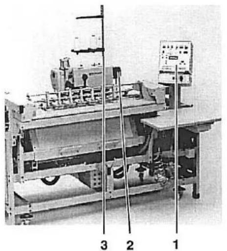Dürkopp Adler 741 - Mounting the Control Panel, Thread Stand and Synchronizer - 1