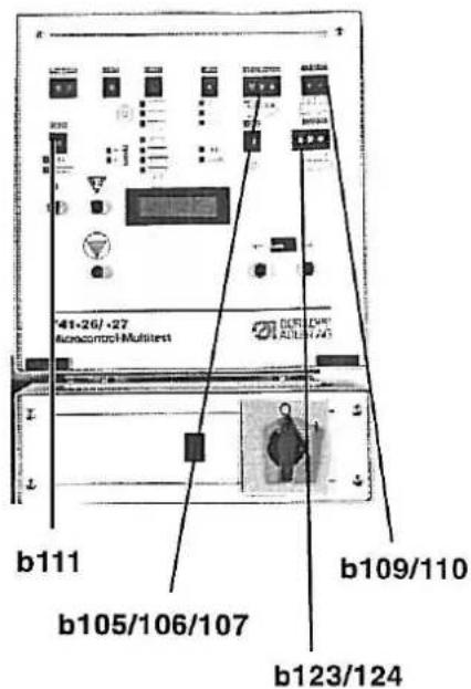 41-26/-27 Autocontrol-Multistest b111 b105/106/107 b109/110 b123/124