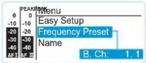 SENNHEISER SR 300 - Frequency Preset - 2