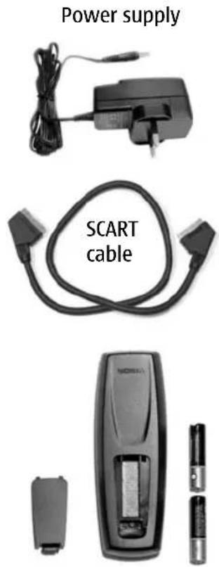 Power supply SCART cable