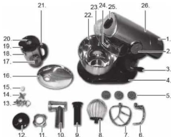 Exido 246-050 - Ledning og støpsel - 1