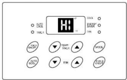 AUTO COOL TMC-1 COOL ENERGY* BAKER TAN TEMP ON/OFF TEMP THICK MOCL AUTO COOL PAN MAIN ON/OFF