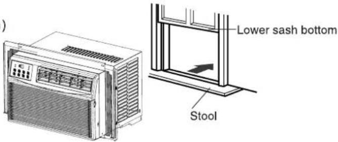 Lower sash bottom Stool