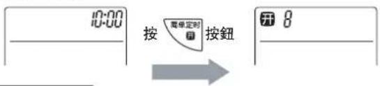 10:00 按 毫单定时 按钮 开 8