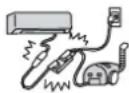 MITSUBISHI MSZ-PAH12VA-H1 - Warning - 1