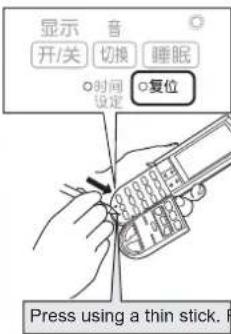 MITSUBISHI MSZ-PAH12VA-H1 - How to set time - 2