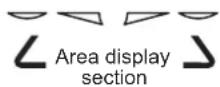 MITSUBISHI MSZ-AH12VA-H1 - Display of the area display section - 1