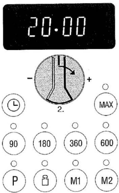 20.00 - + MAX 90 180 360 600 P M1 M2