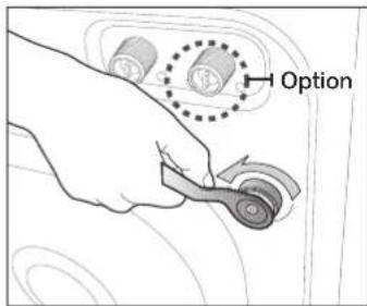 SAMSUNG EcoBubble WW85H5290EW - Removing the shipping bolts - 1