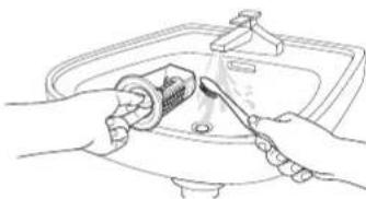 SAMSUNG EcoBubble WW85H5290EW - CLEANING THE DEBRIS FILTER - 4