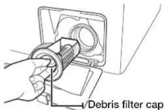 SAMSUNG EcoBubble WW85H5290EW - CLEANING THE DEBRIS FILTER - 2