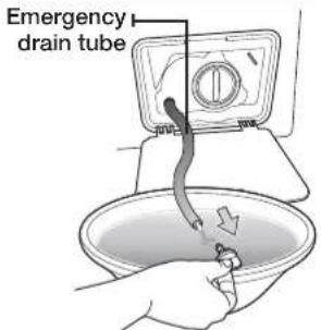 SAMSUNG EcoBubble WW85H5290EW - DRAINING THE WASHING MACHINE IN AN EMERGENCY - 4