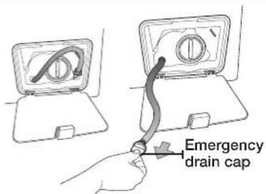 SAMSUNG EcoBubble WW85H5290EW - DRAINING THE WASHING MACHINE IN AN EMERGENCY - 2