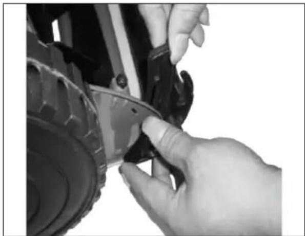 Meec Tools 721-445 - Inställning av klipphöjd - 1
