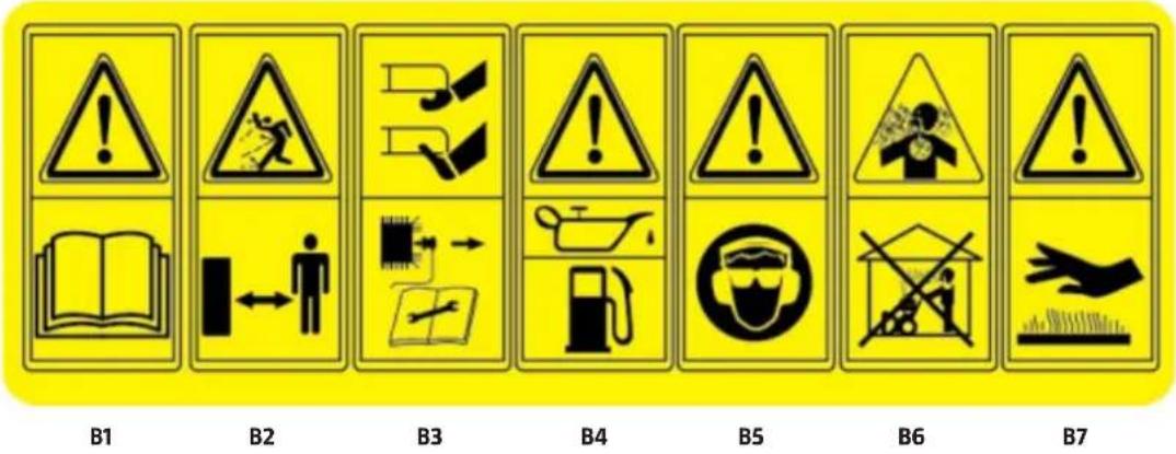 B1 B2 B3 B4 B5 B6 B7