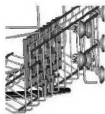 Scandomestic SFO 3801 - Folding back the cup shelves - 4