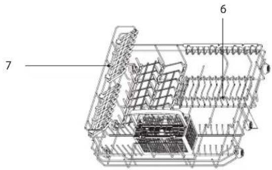 Logik LDWTT15E - Diskkorg och bestickkorg - 1