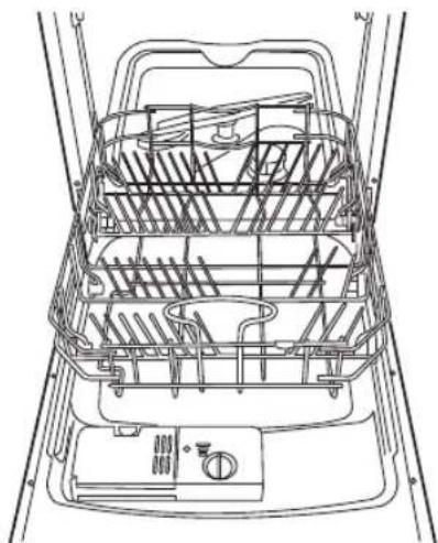 Logik LDW45W12N - Nedre kurv - 1