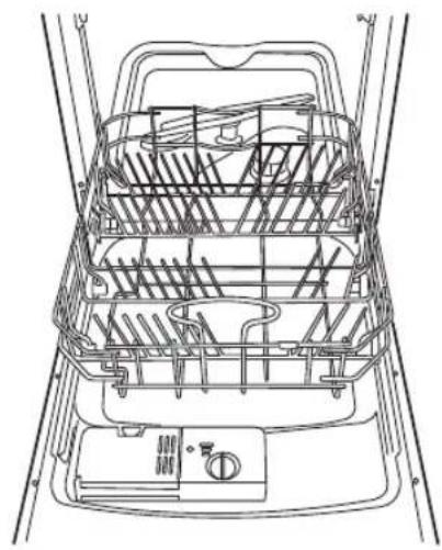Logik LDW45W12N - Lower Basket - 1