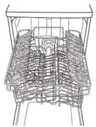 Logik LDW45W12N - Rear View - 2