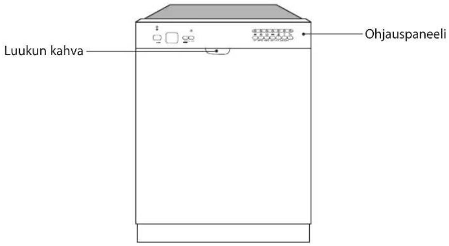 Logik LDW45W12N - Näkymä edestä - 1
