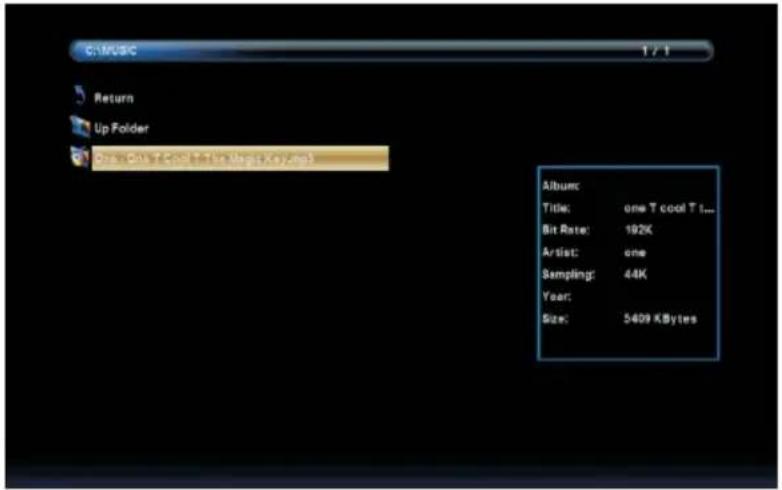 C:\MCBC 1 / 1 Return Up Folder One - One T Cool T The Maps Key.mp3 Album: Title: one T cool T 1... Bit Rate: 192K Artist: one Sampling: 44K Year: Size: 5409 KBytes