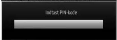 Indtast PIN-kode