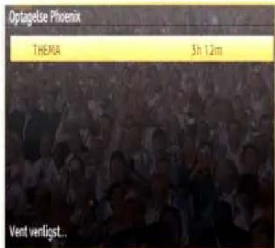 Optagelse Phoenix THEMA 3h 12m Vent verligst...