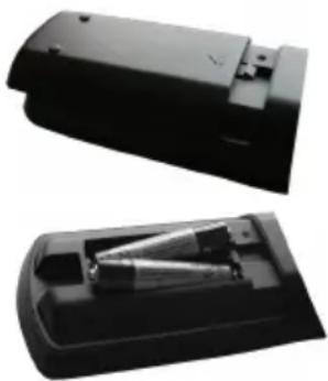 Finlux 46FLSTR985L - Anbringelse af batterier - 1