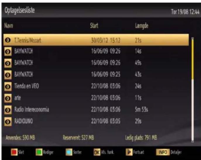 Optagelsesliste Tør 19/08 12:44 Navn Start Længde T.Tennis/Mozart 30/03/12 15:12 21s BAYWATCH 16/06/09 09:25 14s BAYWATCH 16/06/09 09:25 49s BAYWATCH 16/06/09 09:25 43s Tienda en VEO 22/10/08 03:06 24s arte 22/10/08 03:06 11s Radio Intereconomia 22/10/08 03:06 5m 53s RADIOUNO 22/10/08 03:05 29s Anvendes: 590 MB Reserveret: 527 MB Ledig plads: 791 MB Slet Rediger Sorder OK Als. funk. Fortsat INFO Detajer