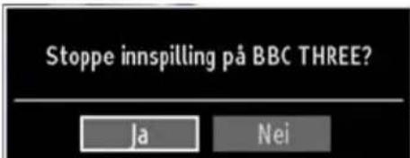 Stoppe innspilling på BBC THREE? Ja Nei