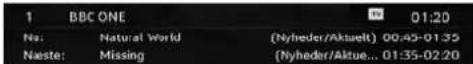 Finlux 22FLX880VUD3 - Informationslinje - 1