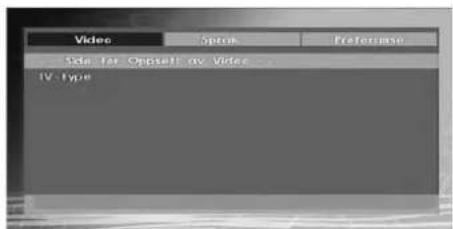 Finlux 22FLX880VUD3 - Innstillingsside for video - 1