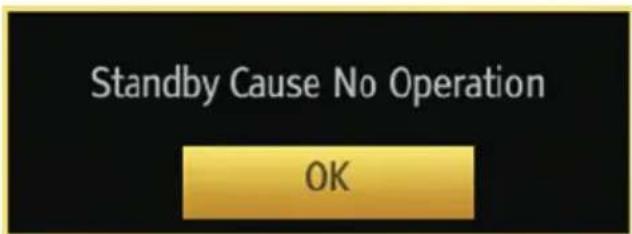 Standby Cause No Operation OK