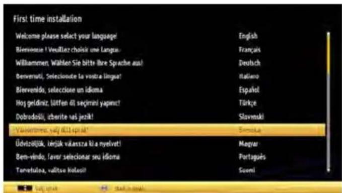 First time installation Welcome please select your language! Biervenue! Veuñez chaisi une linguat... Williammen, Wahlen Sie bitte Ihre Sprache aus! Denvenuti, Selesionde la vostra linguat! Bienvenido, seleccione un idioma Hoş geldiniz, lüttfen di seçimni yapınc! Dobredolki, überite viš jezikt! Väsonmese, valtäl språk! Üdvisröljük, lärjük välassza kla myelvet! Bem-vindo, favor seleccionar seu idioma Torvetuloa, valitse kielos? English Français Deutsch Italiano Español Türkçe Slovenski Sermaia Magyar Portaguês Suomi
