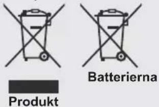 Produkt Batterierna